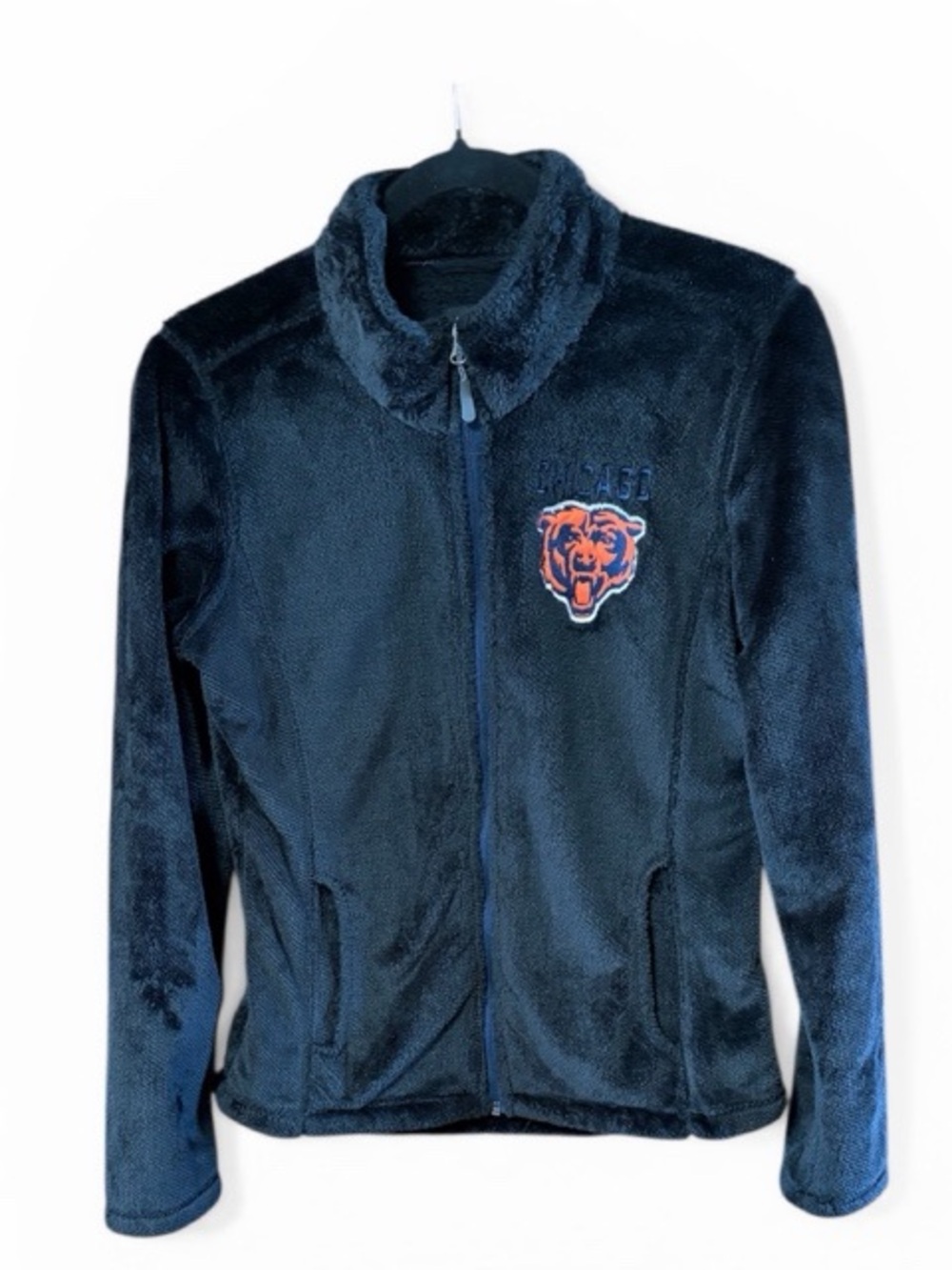 NFL Team Apparel Chicago Bears Full Zip Fleece Jacket